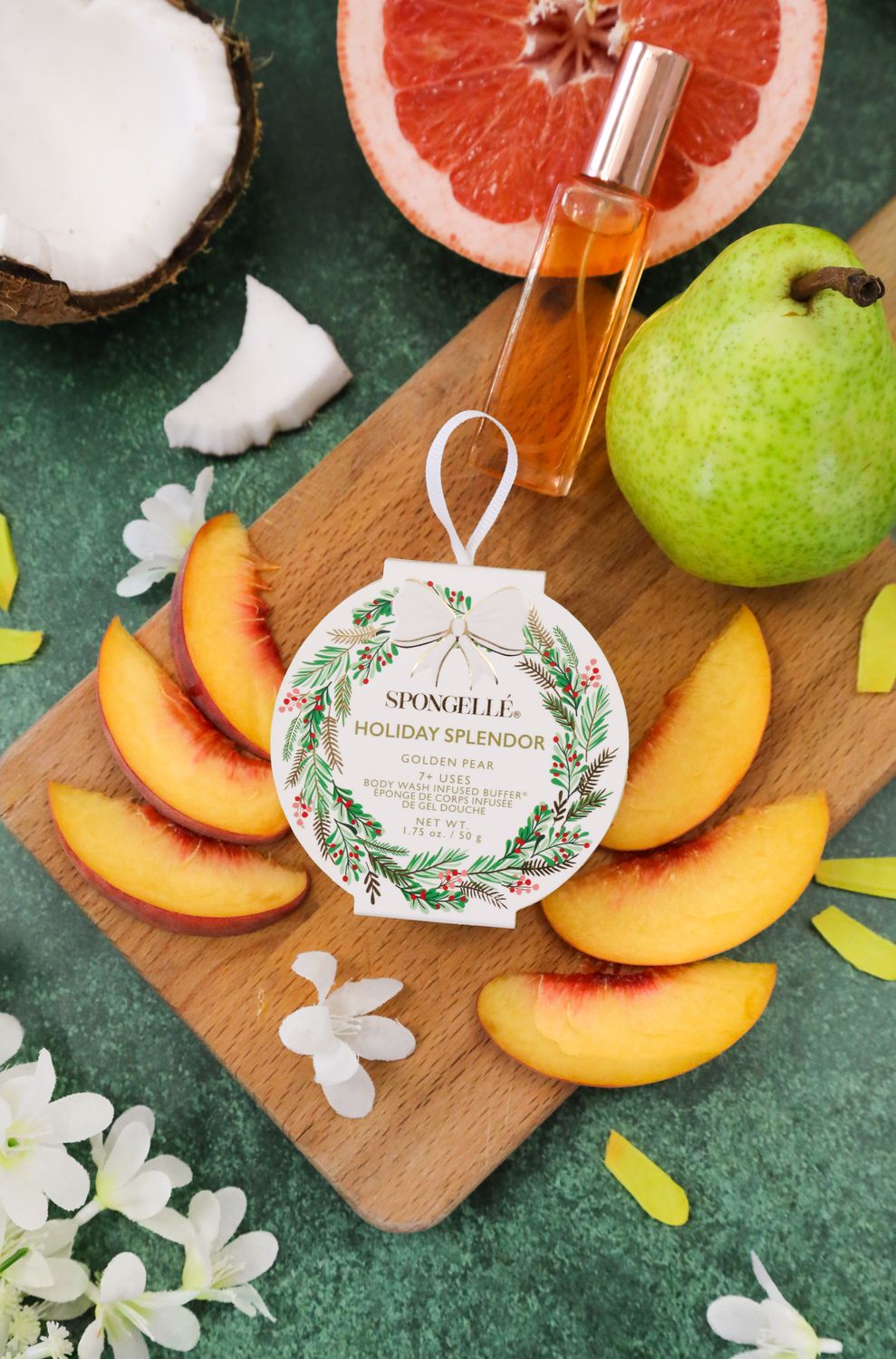 Holiday Splendor Wreath Golden Pear