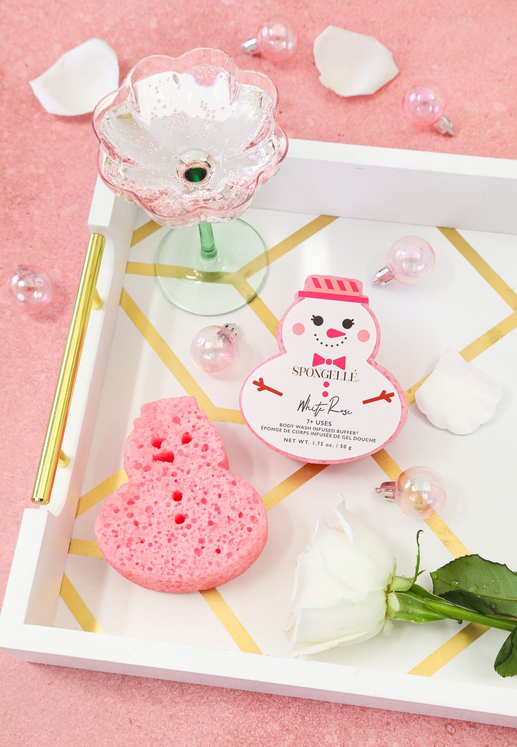 Snowpeople - White rose