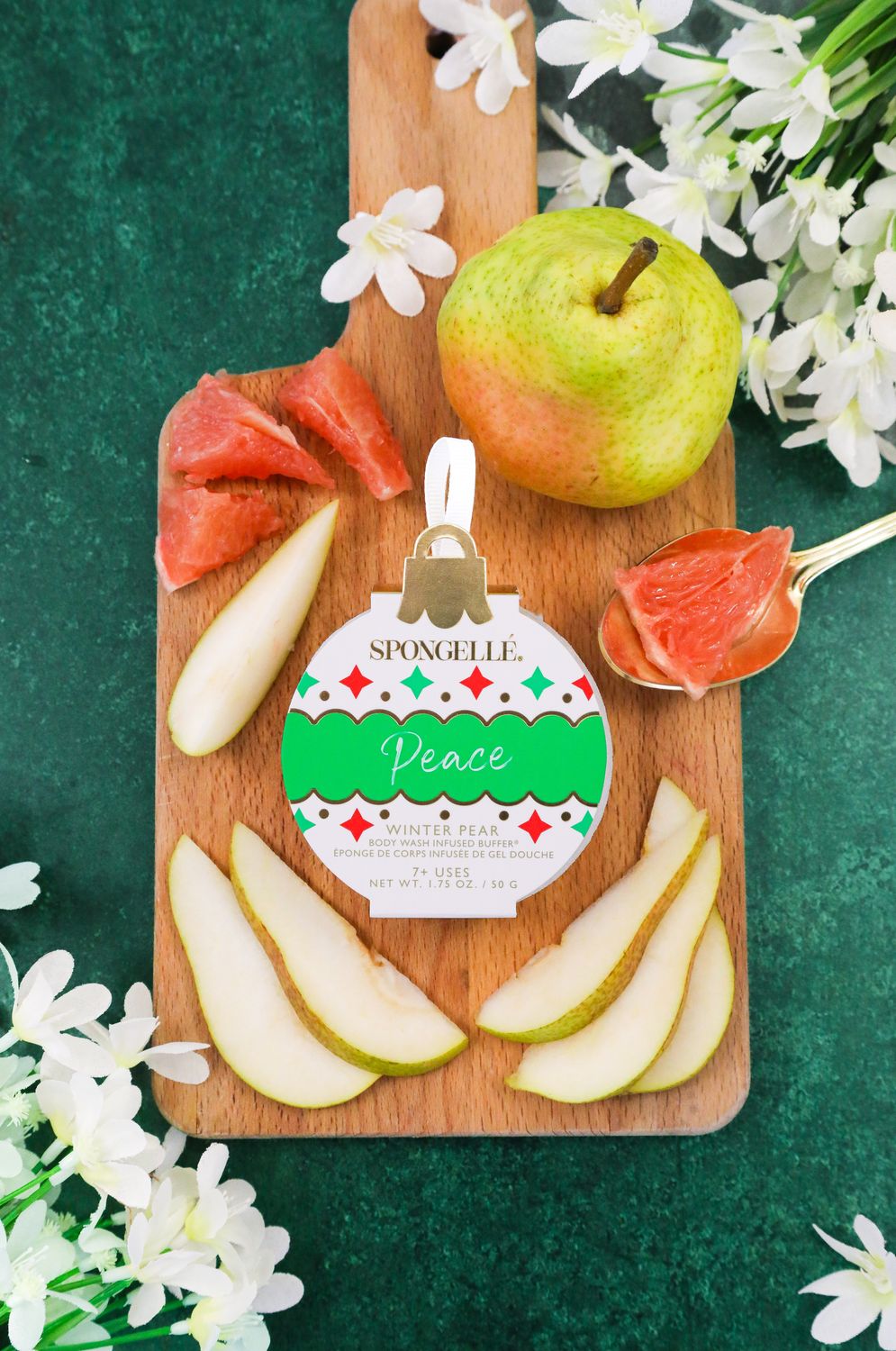 Holiday Ornament - Peace (Winter Pear)