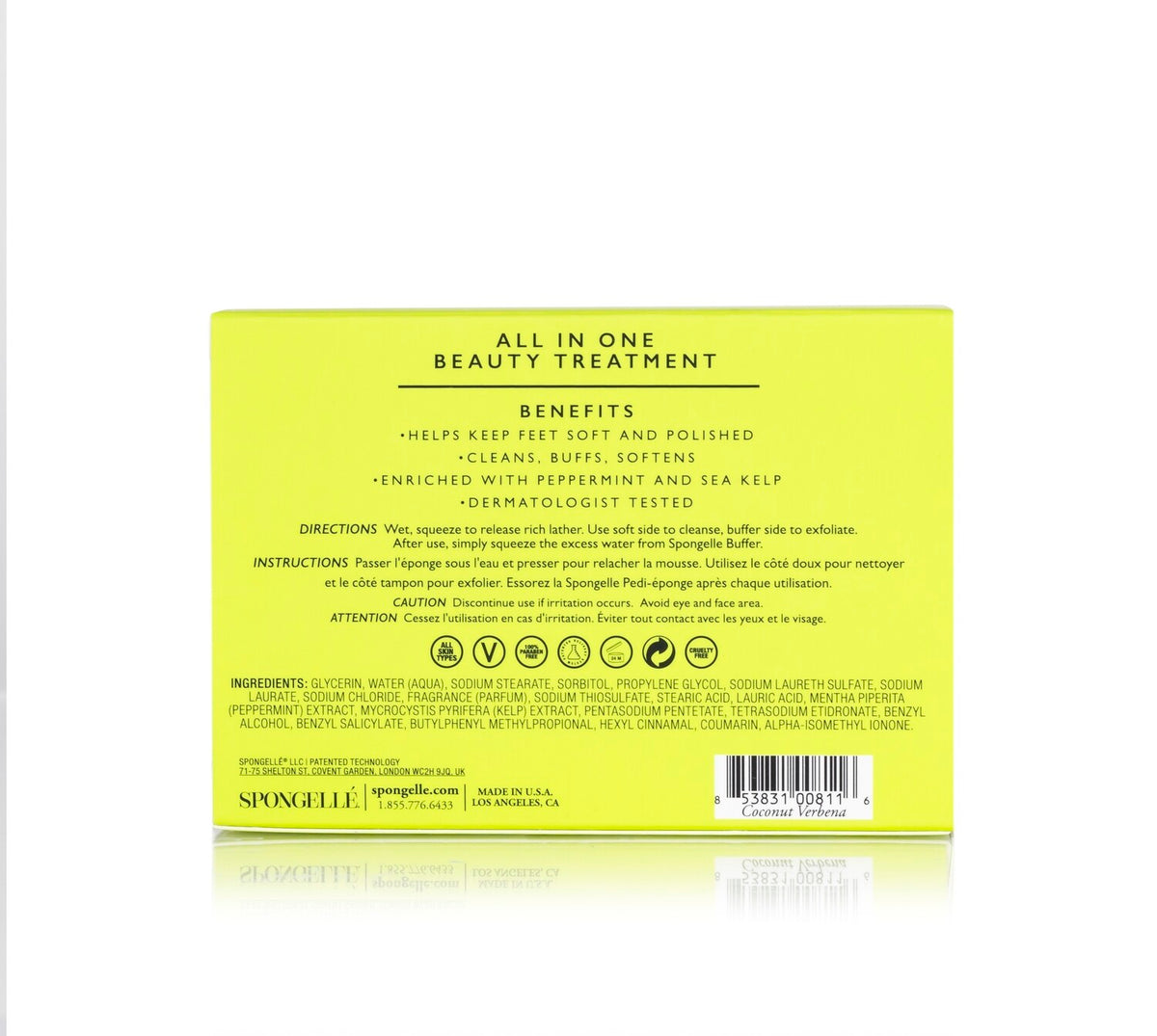 Triple Action Pedi-Buffer Coconut Verbena