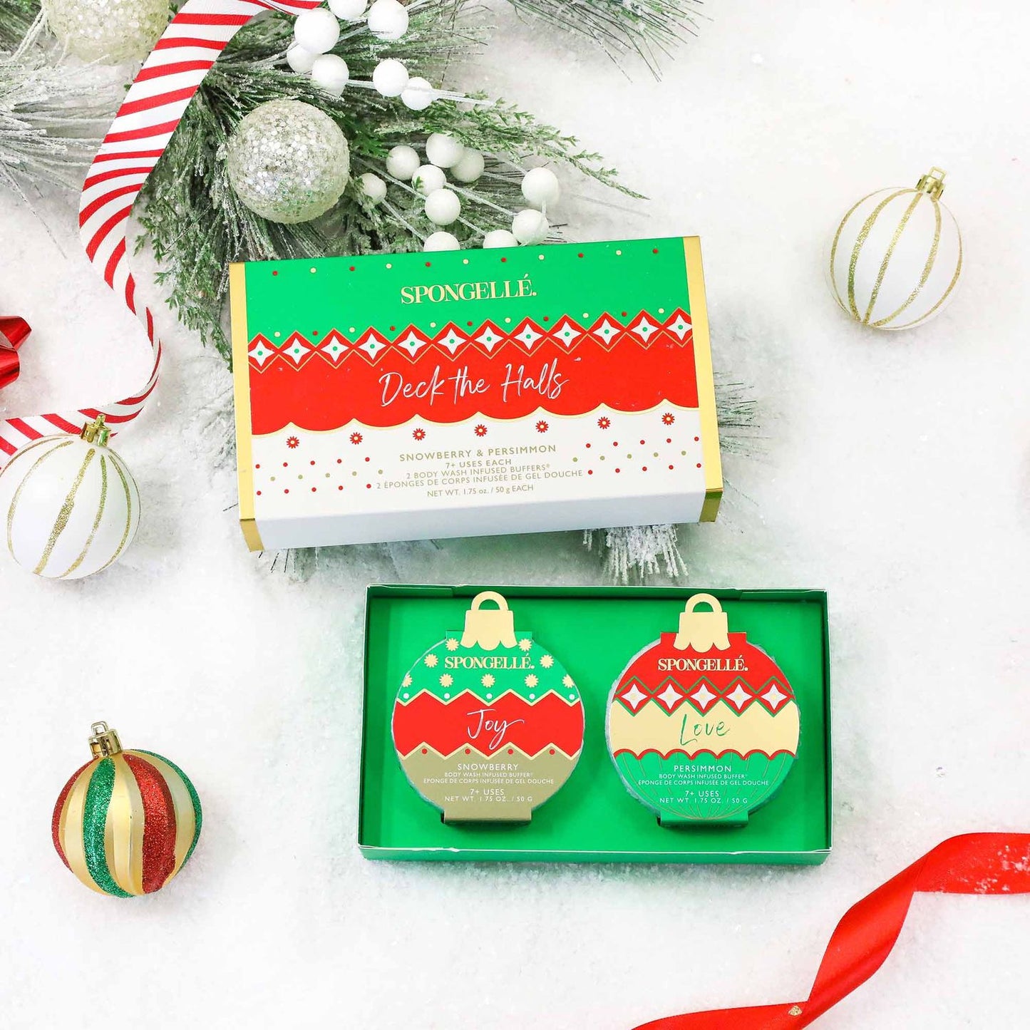 Holiday Ornaments Gift Set - Deck The Halls